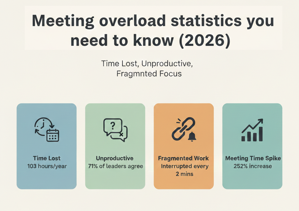 Meeting overload statistics you need to know 