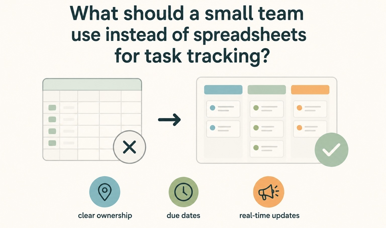 Spreadsheet alternatives for task tracking