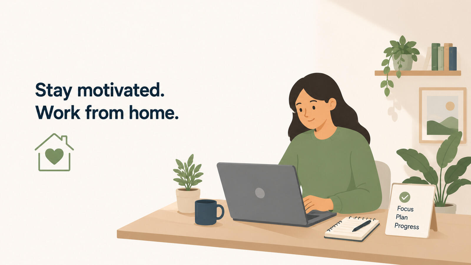 Staying motivated and productive while working from home long term