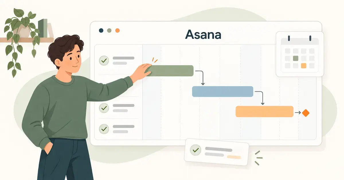 How to make a Gantt chart in Asana