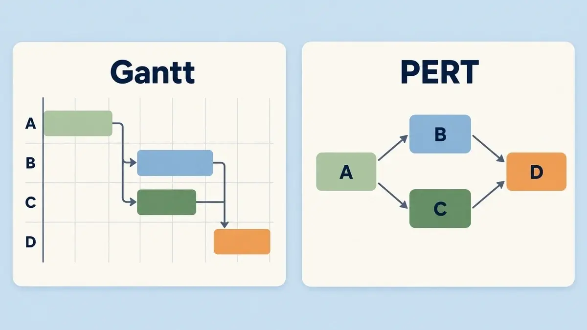 Gantt chart vs PERT chart: which one do you need?