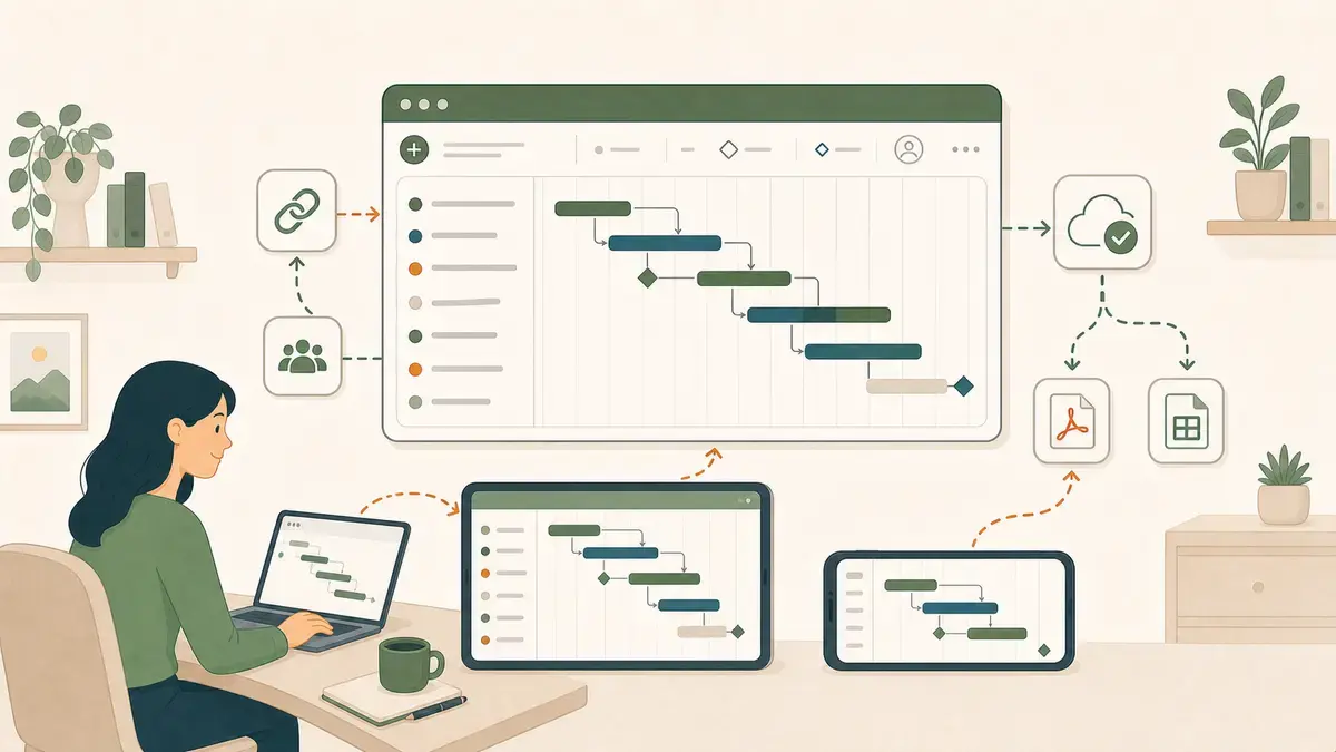 Online Gantt chart maker